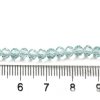 sz354 Szklane koraliki fasetowane, turkusowe 4x4,5mm sznur 38cm